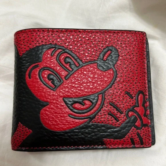 Coach x keith outlet haring wallet